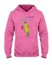 PE Teacher Crayon Green Hooded Sweatshirt tile
