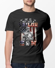 Nv Dad He is my son Classic T-Shirt lifestyle-mens-crewneck-front-13