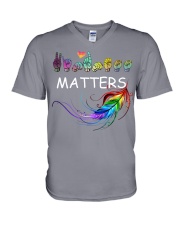 Kindness MATTER V-Neck T-Shirt tile