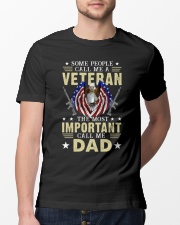 I'm a dad grandpa and a veteran Classic T-Shirt lifestyle-mens-crewneck-front-13
