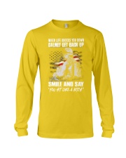 Whe life knocked you down Long Sleeve Tee tile