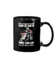 Whe life knocked you down Mug tile