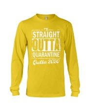 Quilting Straight outta quarantine Long Sleeve Tee tile