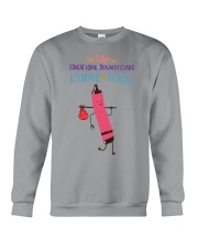 Educational Diagnosticians Crayon Red Crewneck Sweatshirt tile