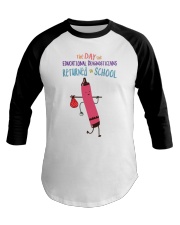 Educational Diagnosticians Crayon Red Baseball Tee tile