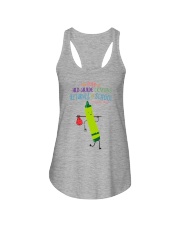 3rd Grade Crayon Green Ladies Flowy Tank tile