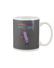 Teacher Crayon Purple 2 Mug tile