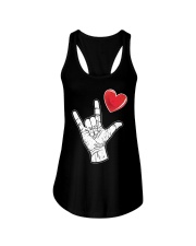 Heart Hand Ladies Flowy Tank tile
