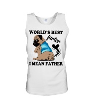 Pug World's best Farter Father Unisex Tank tile