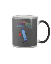 1st Grade Crayon Blue Color Changing Mug tile