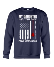 Veteran Dad- Daughter Crewneck Sweatshirt tile