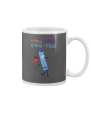 Students Crayon Mask Blue Mug tile
