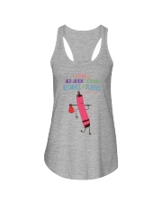 3rd Grade Crayon Red Ladies Flowy Tank tile