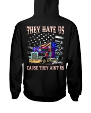 Trucker they hate us because they ain't us Hooded Sweatshirt tile