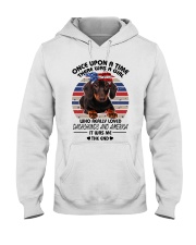 Dachshund and America Hooded Sweatshirt tile