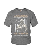 Assuming I'm just an old man Youth T-Shirt tile