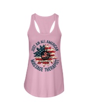 Just an all American Massage Therapist Ladies Flowy Tank tile