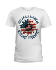 Just an all American Massage Therapist Ladies T-Shirt tile