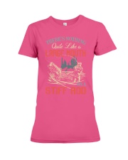 Fishing Stiff Rod Premium Fit Ladies Tee tile