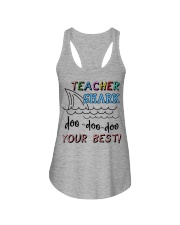 Teacher Shark Ladies Flowy Tank tile