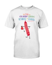 5th Grade Crayon Pink Classic T-Shirt front