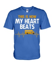 Bus driver V-Neck T-Shirt tile