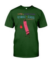 History Teacher Crayon Red Classic T-Shirt tile