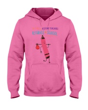 History Teacher Crayon Red Hooded Sweatshirt tile