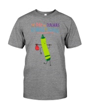 Teacher Crayon Green 2 Premium Fit Mens Tee tile