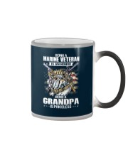 Veteran Honor Grandpa Priceless Color Changing Mug tile