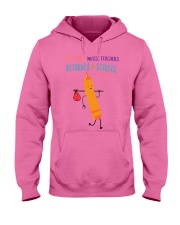 Music Teacher Crayon Orange Hooded Sweatshirt tile