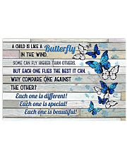 A child is like a butterfly 36x24 Poster front