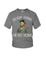 Gogh hard or go home Youth T-Shirt tile