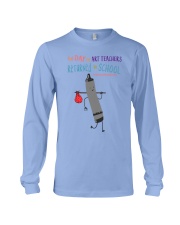 Art Teacher Crayon Black Long Sleeve Tee tile