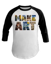 Make Art Baseball Tee tile
