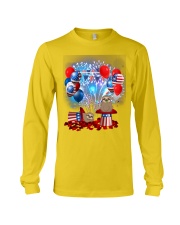 Sloth Fourth of July Long Sleeve Tee tile