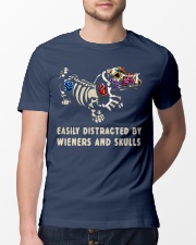 Dachshund and Skull Classic T-Shirt lifestyle-mens-crewneck-front-13