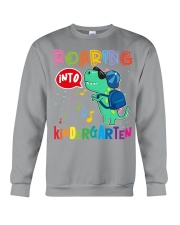 Back to school Roaring into Kindergaten Crewneck Sweatshirt tile