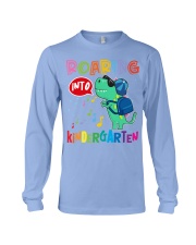 Back to school Roaring into Kindergaten Long Sleeve Tee tile