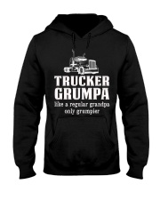 Trucker Grumpa Hooded Sweatshirt tile