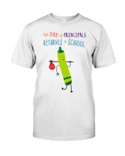 Principal Crayon Green Classic T-Shirt front