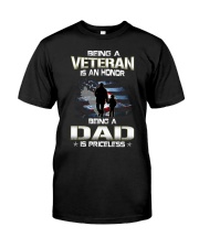 Veteran Dad Classic T-Shirt front