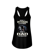Veteran Dad Ladies Flowy Tank tile