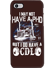 Trucker I may not have a PhD Phone Case tile