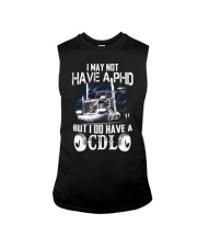 Trucker I may not have a PhD Sleeveless Tee tile