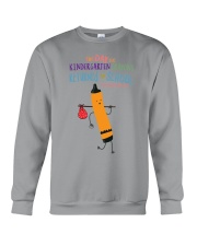 Kindergarten Crayon Orange Crewneck Sweatshirt tile