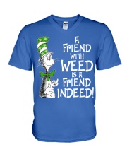 A Friend With Weed V-Neck T-Shirt tile