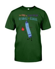 School Psychs Crayon Blue Classic T-Shirt tile