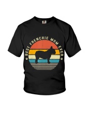 Best Frenchie Mom Ever Funny French Bulldog Vintag Youth T-Shirt thumbnail
