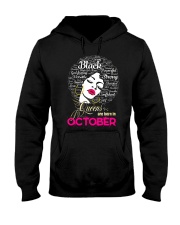 BLACK QUEENS ARE BORN IN OCTOBER Hooded Sweatshirt thumbnail